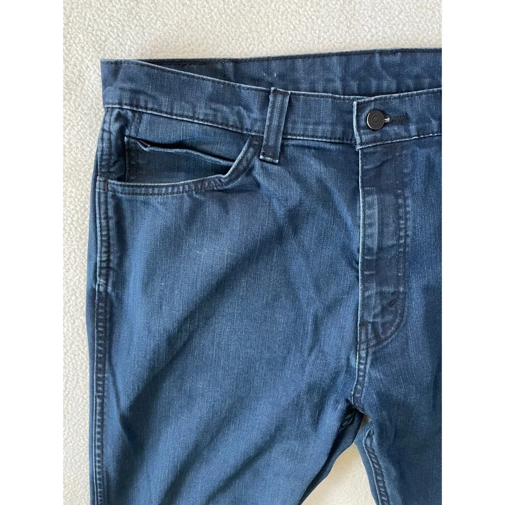 Levi's Mens 36 Regular Taper 508 Jeans Blue Indigo Stretch Denim 88508-0026
